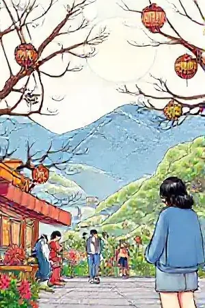 长夜列车终点站封面：夜行列车车厢内的对坐剪影